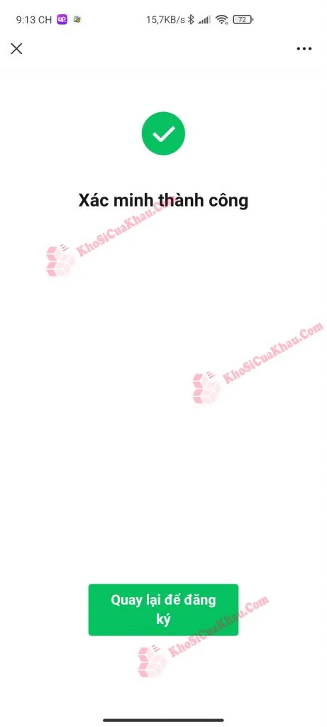 Xác minh Wechat