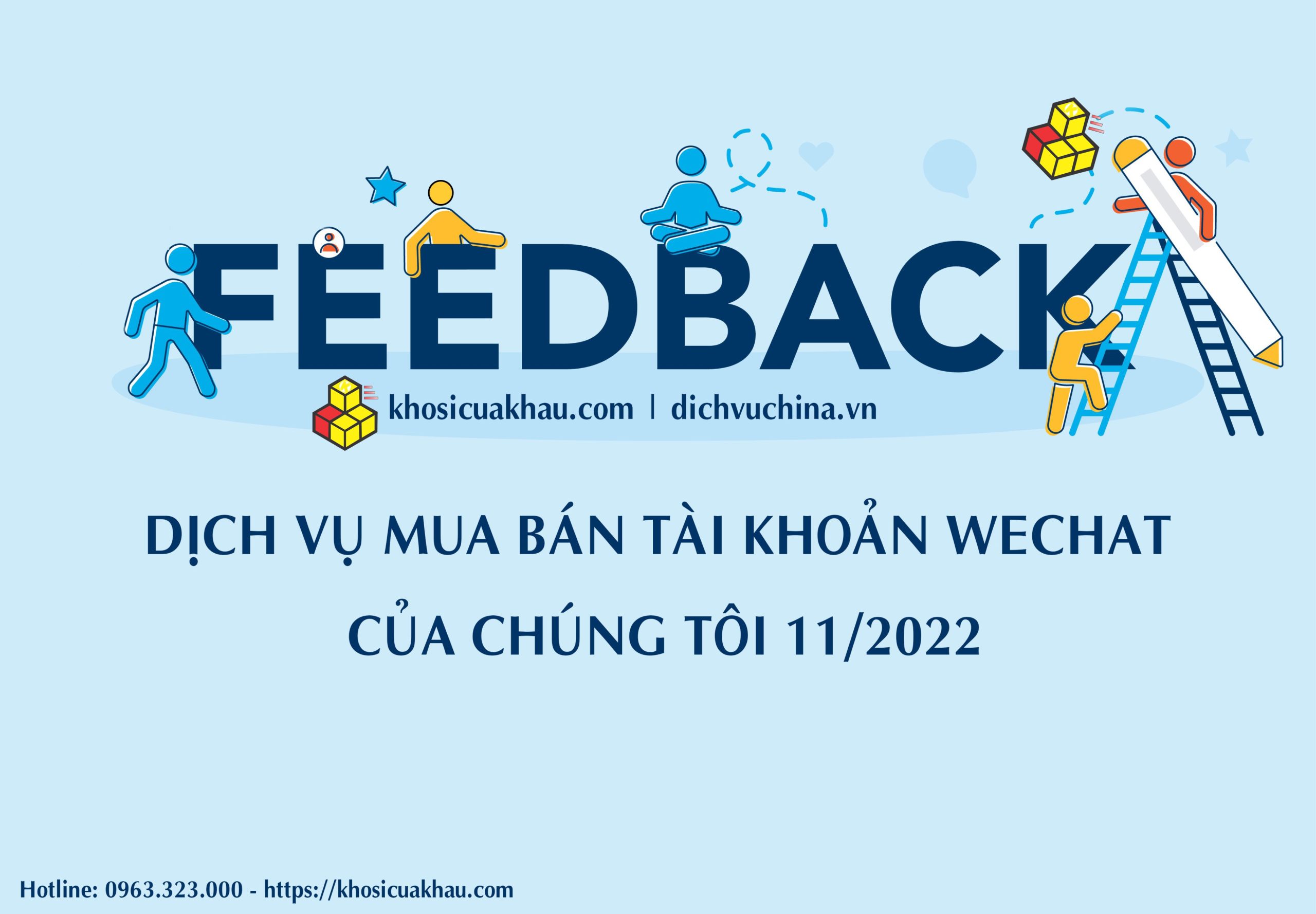 Feedback Dịch Vụ Mua Bán Tài Khoản Wechat 11-2022 Dichvuchina-vn