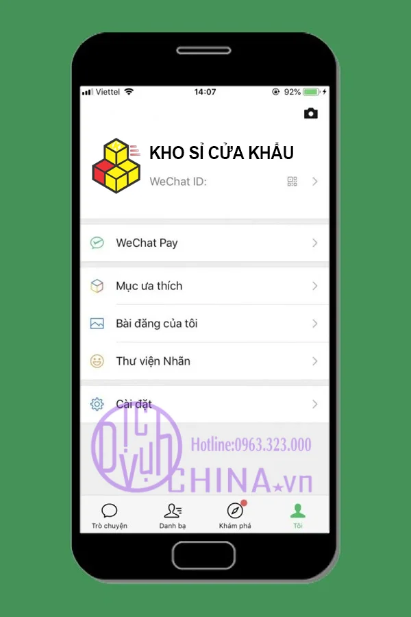 Hướng Dẫn Tạo Wechat Pay 1