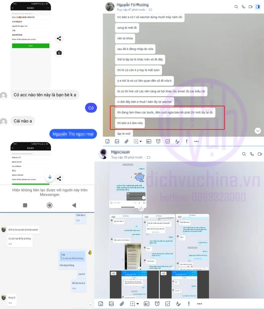 Cảnh Báo Lừa đảo Lấy Mật Khẩu Wechat