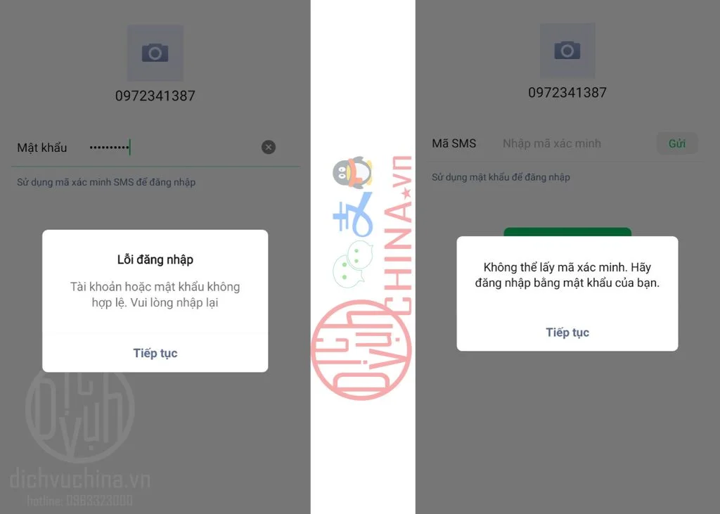 Lỗi Quên Mật Khẩu Wechat