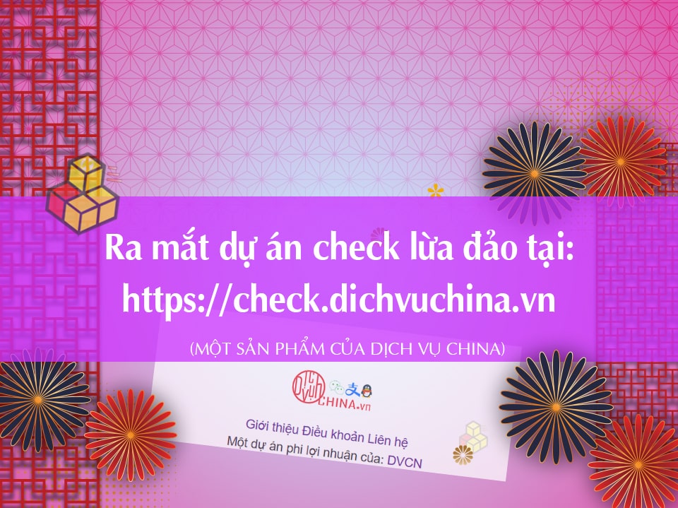 Dự án Phi Lợi Nhuận Của Dịch Vụ China