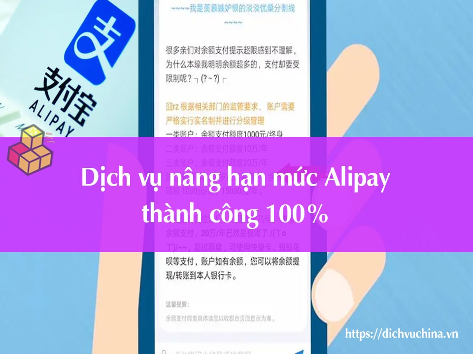 Dịch Vụ Nâng Hạn Mức Alipay